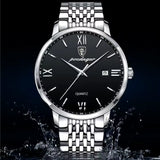 Luxury Sports Quartz Watch - 3 Bar Waterproof Luminous Men's Watch Stainless Steel