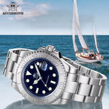 MY-H3-C Men's Watch - Ceramic Bezel Luminous Dive Watch - 200m Water-Resistant