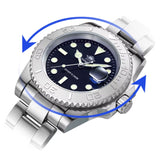 MY-H3-C Men's Watch - Ceramic Bezel Luminous Dive Watch - 200m Water-Resistant