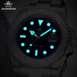 MY-H3-C Men's Watch - Ceramic Bezel Luminous Dive Watch - 200m Water-Resistant