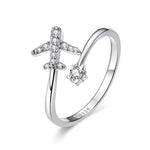 Adjustable Rings For Women - 925 Sterling Silver Open Size Rings