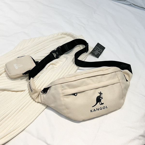 ★韓国人気★COVERNAT★VENI SLING BAG Unisex Waist Bag - Versatile Leisure Chest Sling Bag Fashion