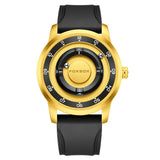 FOXBOX Watch for Men - Floating Magnetic Pointer Free Ball Bearing Wristwatch