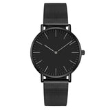 Montre Minimaliste pour Femme - Bracelet en Maille d'Horloge à Quartz de Luxe