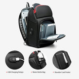 Crossbody Chest Bag for Men - Waterproof USB Backpack Charging Messenger Purse