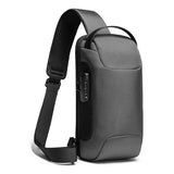 Brusttasche mit USB 3.0-Ladeanschluss – Diebstahlsicherung, wasserdichte Umhängetasche, Reisetasche