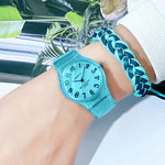 Transparent Candy Jelly Watch Women - Montre-bracelet étanche en silicone à quartz pour étudiants
