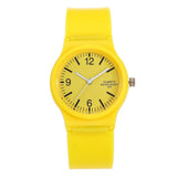 Montre Candy Jelly pour femme – Montre-bracelet étanche en silicone à quartz