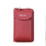 Multifunctional Wallet for Women - PU Leather Mobile Phone Clutch Purse Bag Card Passport Holder
