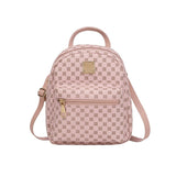 Joli petit sac à dos pour femmes/filles - Sac à bandoulière en cuir PU Kawaii Fashion School