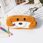 Cartoon Animals Plush Pencil Case - Kawaii Pouch Bag Case School and Office Supplies