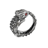 Vintage Zilveren Hagedis Ring - Eenvoudige Charme Leuke Design Sieraden Dieren Ringen Ijzer Legering
