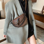 Luxe heuptasje voor dames - heuptas met dikke riem Crossbody designer handtas