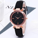 Minimalist Starry Sky Watch for Women - Fashionable Casual Leather Strap Belt Quartz