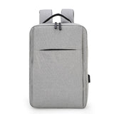 Anti-Diebstahl-Laptop-Rucksack für Herren – USB-Ladeanschluss, wasserdichte Oxford-Schultasche