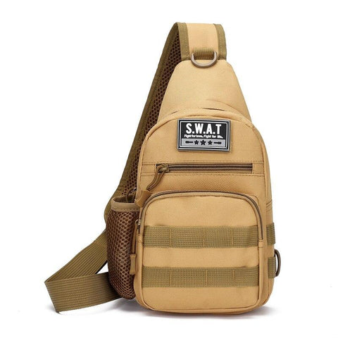 S.W.A.T. Camouflage Shoulder Crossbody Bag For Men - Chest School Sports Trip Messenger Backpack