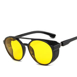 Classic Punk Sunglasses for Men - Designer Vintage Glasses UV400 Eyewear