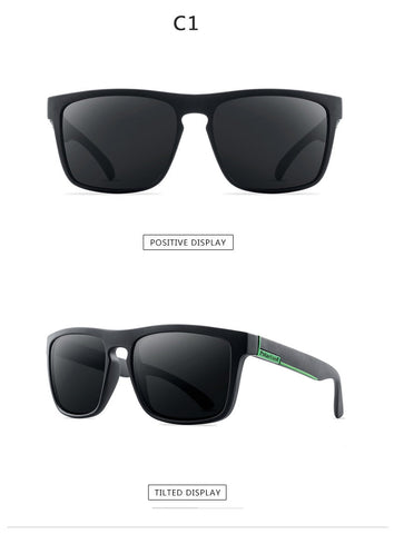 Sun Glasses Polarized Sunglasses Men Classic Design Mirror Square