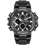Sports Military Watch with Digital Subdials for Men - Shock Resistant 5 Bar Waterproof