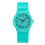 Candy Jelly Watch for Women - Waterproof Silicone Quartz Student Wristwatch