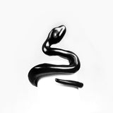 Bague Serpent Noir Vintage - Charme Simple Design Mignon Bijoux Animal Anneaux Alliage de Fer