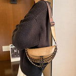 Luxury Women's Fanny Pack - Thick Strap Waist Bag Crossbody Designer Handbag