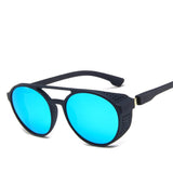 Classic Punk Sunglasses for Men - Designer Vintage Glasses UV400 Eyewear