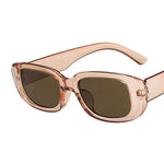 Trendy vierkante zonnebril voor dames - Retro reisbrillen Fashion Shades Anti-UV-brillen