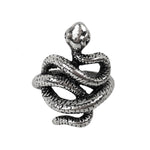 Vintage Zilveren Slangenring - Eenvoudige Charme Leuke Design Sieraden Dierlijke Ringen Ijzerlegering