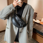 Luxe heuptasje voor dames - heuptas met dikke riem Crossbody designer handtas