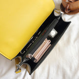 Elegante handtas met grote capaciteit voor dames - schoudertas van PU-leer schoudertas