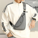 Sling Chest Bag Crossbody – Anti-Diebstahl-Mini-Reise-Sporttasche mit Kopfhöreranschluss