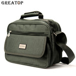 Sac messager multi-poches pour homme - Sac à main de voyage Oxford imperméable à l'épaule