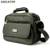 Messenger-tas met meerdere zakken voor heren - waterdichte Oxford-schouderhandtas voor reizen