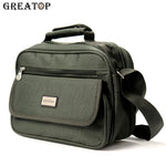 Multi-Pocket Messenger Bag For Men - Waterproof Oxford Shoulder Travel Handbag