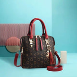 Weiche PU-Leder-Umhängetasche für Damen – Handtasche Luxus Crossbody Geldbörse Fashion Tote