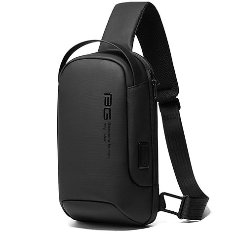 Multifunctional Crossbody Shoulder Bag for Men - Scratch Proof Messenger Waterproof Chest Pack