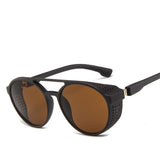 Classic Punk Sunglasses for Men - Designer Vintage Glasses UV400 Eyewear