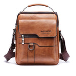 Large Capacity Crossbody Bag For Men - Shoulder Messenger Handbag Artificial Leather