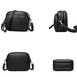 Simple Designer Crossbody Bag for Women - Shoulder PU Leather Ladies Messenger Handbag
