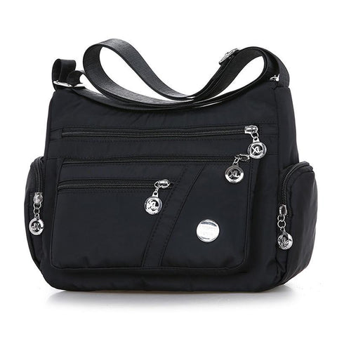 Women Messenger Bag Ladies Crossbody Bags Handbag Waterproof Nylon Zipper  Pocket Solid Shoulder Packet Lady Tote Package at Rs 1696.04 | क्रॉस बॉडी  बैग, कंधे पर आड़ा पहने जाने वाला बैग -