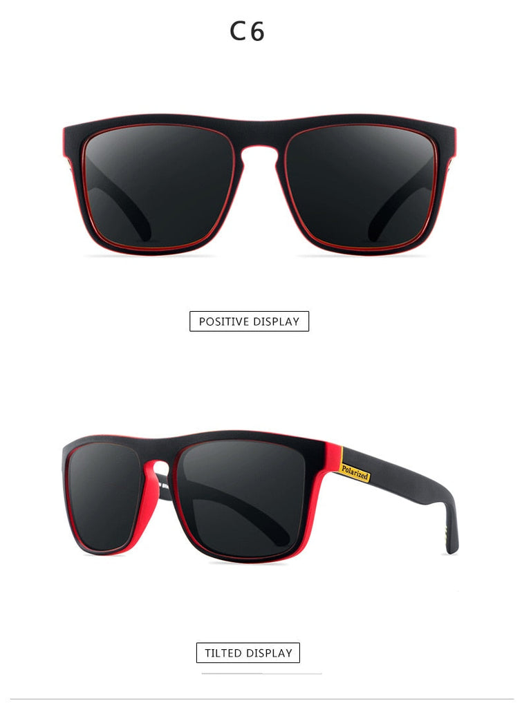 Sun Glasses Polarized Sunglasses Men Classic Design Mirror Square Ladi –