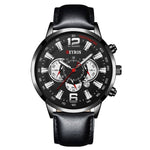 Stainless Steel Sports Watch for Men - Quartz Wristwatch Calendar Luminous Clock Steel