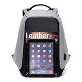 Anti-diefstal rugzak met USB-oplader - 15,6-inch schoolwaterafstotende laptoptas met grote capaciteit