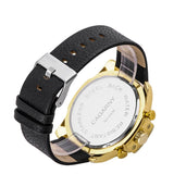 Vintage Military Watch for Men - Leather Watchband Quartz Wristwatch