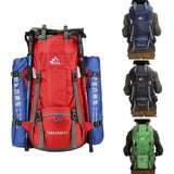60L Outdoor Trekking Backpack - Camping Hiking Climbing Bag Waterproof Mountaineering Rucksack