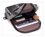 Sling Chest Bag für Herren - Wasserdichtes USB-Ladegerät Crossbody-Rucksack mit Ladefunktion Messenger-Geldbörse