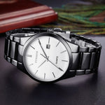 Fashion Simple Watch for Men - Slim Stainless Steel Strap Waterproof For Men Quartz Business