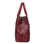 Luxury Leather Tote Bag - Designer Handbag Large Capacity Shoulder Bag for Women