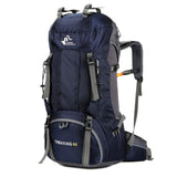 60L Outdoor Trekking Backpack - Camping Randonnée Escalade Sac à dos étanche Alpinisme